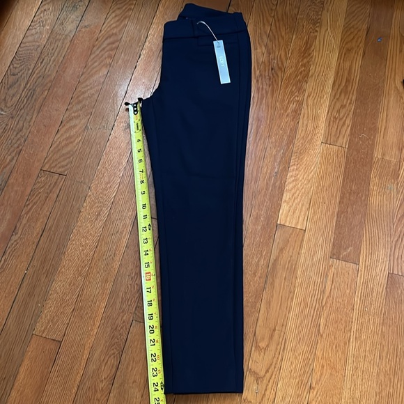 Loft Petite Navy Curvy Skinny Ankle Dress Pants Slacks Size 00 - Picture 4 of 11